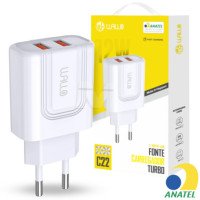 FONTE + CABO WALLO 20W TIPO C C22