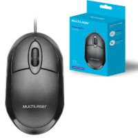 MOUSE C/ FIO OPTICO MULTILASER MO300 1200DPI
