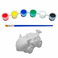 DINOCAR P/COLORIR C/6 AQUARELA