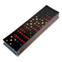 JOGO DE DOMINO COLORIDO 17,5X3