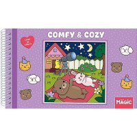 LIVRO DE COLORIR COMFY AND COZY PURPLE C/96P