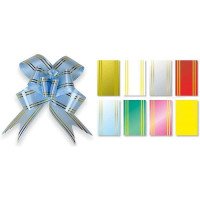 LAÇO PRONTO DECORADO 23MMX44CM C/FIO DOURADO UNIDADE SOLTO